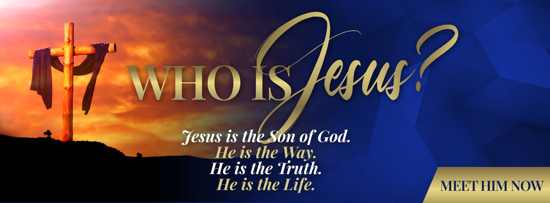 Who is Jesus Banner